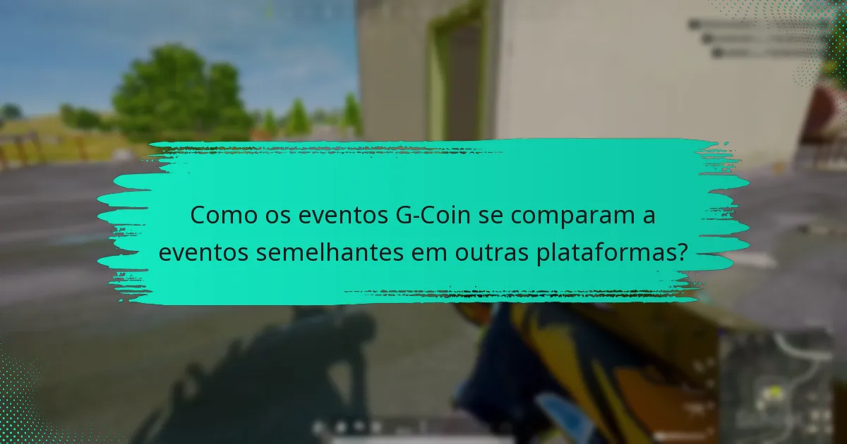 Como posso participar nos eventos G-Coin?